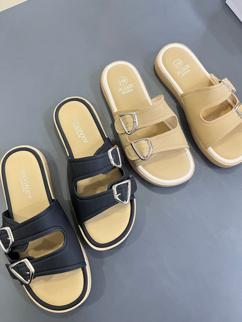 Double Adjustable Straps Slider